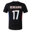 Camiseta de fútbol Olympique Lyonnais Said Benrahma 17 Segunda Equipación 2024-25 - Hombre